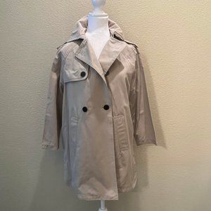 A BRAND NEW Zara Hoodie Khaki Trench Coat